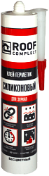 Клей-герметик силиконовый Roof Complect для зеркал 280мл. / Истек срок реализации 04.2024г
