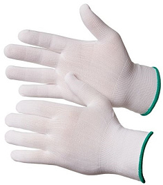 Перчатки нейлоновые белые без покрытия Touch NP1001 (р.9)
