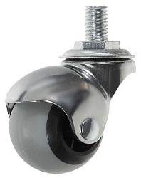 50мм болт М10х15мм серая резина
