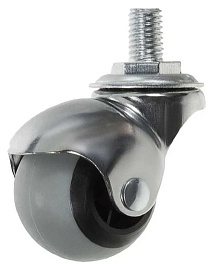 50мм болт М10х15мм серая резина
