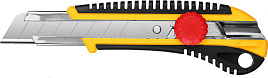 Нож 25мм механический фиксатор, двухкомпонентный корпус STAYER "PROFI
