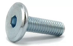 Винт 6 х 20 din 7420 пл. гол. вн. шест. оц
