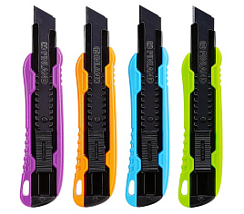 Нож 18мм усиленный 2013 FINLAND цвета в ассортименте 
