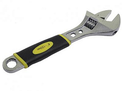 Ключ разводной 300мм (до 36мм) Профи двухкомпонентная рукоятка
