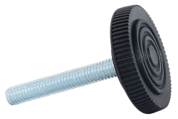 Опора резьбовая круглая M10х40 D32мм.
