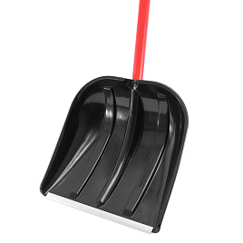 Лопата снеговая 410 х 410 свехпрочная стальной SOFT TOUCH черенок и V-обр ручкой Северянин 1
