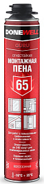  Пена монт. проф. B1 всесез. 65л огнестойкая DONEWEL
