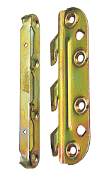 Стяжка кроватная №2 (комплект) / желтый цинк
