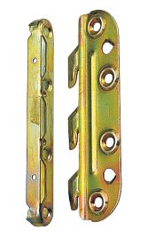 Стяжка кроватная №2 (комплект) / желтый цинк
