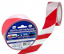 Лента сигнальная 50 мм х 150 м красно-белая
