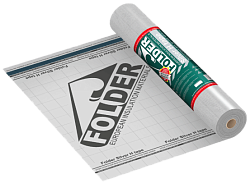 Пароизоляция FOLDER Silver H tape / 75 кв.м для кровли и фасада с клеевой полосой
