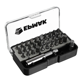 Набор адаптер с битами 32 предмета ABC-пластик / сталь Ермак
