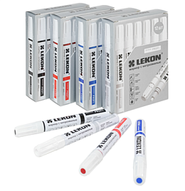 Маркер-краска черный LEKON Profi нитро-основа / Корея
