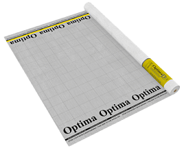 Гидро-пароизоляция Optima D tape / 70 кв.м универсальная повышенной прочности для кровли, фасада и перекрытий. СО ВСТРОЕННОЙ КЛЕЕВОЙ ПОЛОСОЙ
