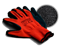  Перчатки полиэстер REES-11 с песочным полимерным покрытием 11 размер
