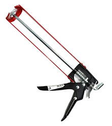 Пистолет д/герметика скелетный усиленный с мет. фиксатором
